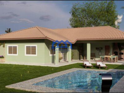 Chácara com 3 quartos e 2 banheiros com 1.100 m², por R$ 750.000 Cód. ch2259