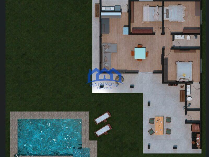 Chácara com 3 quartos e 2 banheiros com 1.100 m², por R$ 750.000 Cód. ch2259